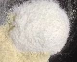 A picture of step 1 of Coconut ladoo (instant recipe).