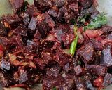 A picture of step 4 of Beetroot Dry Curry With Sesame seeds and Coconut.