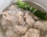 Hình bước làm 3 của món Món Pháp Blanquette De Veau - Thịt Bê Hầm Cà Rốt Nấm Phủ Sốt Bơ Trứng