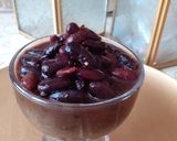 A picture of step 3 of Red kidney beans chaat.