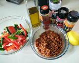 Foto del paso 1 de la receta: Ensalada de lentejas, col y judías verdes