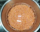 A picture of step 1 of RED LENTILS TADKA (masoor dal).
