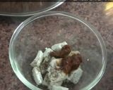 A picture of step 2 of Achari Paneer Cheela.