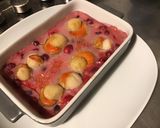 Une image de l'étape 15 de Noix de saint Jacques aux cranberries fraîches et citron caviar rose.