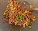 Foto langkah ke 4 dari resep Oseng Hati Ampela Kentang Pete.