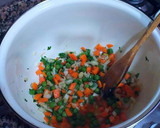 Foto del paso 8 de la receta: Arroz súper caldoso de almejas al azafrán en dos caldos