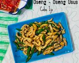 Foto langkah ke 6 dari resep Oseng - oseng Usus Cabe Ijo.