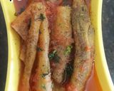 A picture of step 3 of Tomato Karela.