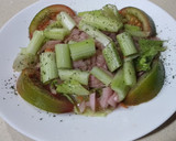 Foto del paso 1 de la receta: Macarrones de bacalao con pimientos