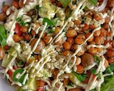 A picture of step 3 of Salad with Crispy Chickpeas.