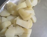 A picture of step 1 of Vrat ki aloo sabji.