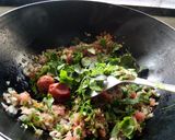 A picture of step 2 of Moringa dal.