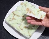 Foto langkah ke 4 dari resep Olahan Agar2 dan Roti Tawar Pandan.