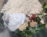 A picture of step 3 of Methi Pakoda..