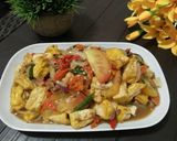 Foto langkah ke 7 dari resep Resep Tumis Tahu Tauco Cabe Ijo Simple Dan Enak.