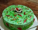 A picture of step 10 of Paan flavored Cake.