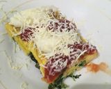 Foto langkah ke 7 dari resep Omelette bayam keju.