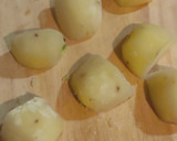 Foto del paso 2 de la receta: Brócoli con patata, pollo y bechamel al horno