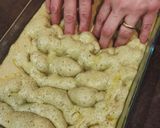 A picture of step 12 of Focaccia with Broccoli Rabe.