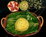 Hình bước làm 5 của món Xôi cốm hạt sen