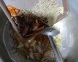 A picture of step 3 of Mutton yakhni pulao😍🤩.