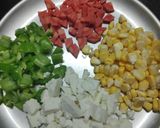 A picture of step 2 of Veg Macaroni Pasta.
