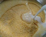 Foto del paso 1 de la receta: Polenta cremosa con espinaca y queso 🌱🧀