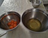 Foto del paso 1 de la receta: Bizcocho sin harina y azúcar
