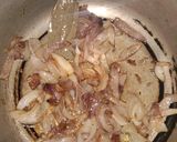 A picture of step 4 of Choliya Pulao.