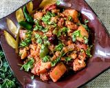 A picture of step 6 of Tandoori aalu gobhi.