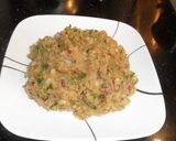 A picture of step 3 of Aloo kay samosay.