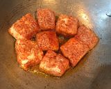 A picture of step 5 of Paneer Chilli.
