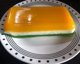 A picture of step 6 of Tiranga Pudding.