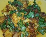 A picture of step 5 of Cauliflower dry bhaji.