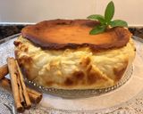 A picture of step 10 of La Viña Cheesecake (Sugar-Free).