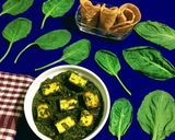 A picture of step 10 of Palak Paneer.