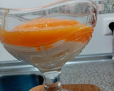 Foto del paso 2 de la receta: Queso blanco y mascarpone con un couli de caqui