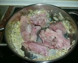 Foto del paso 2 de la receta: Arroz meloso de langostinos y rape con hortalizas