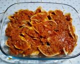 Une image de l'étape 7 de Conchiglionis farcis de sauce bolognaise 🍅.