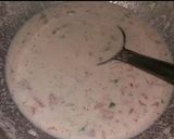 A picture of step 4 of Suji ka cheela.