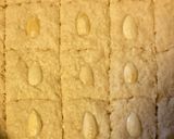 A picture of step 7 of Basbousa.