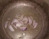 A picture of step 1 of Shaljum palak gosht.