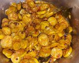 A picture of step 2 of Tindora sabji.