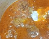 A picture of step 1 of Arvi Gosht.