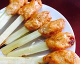 Hình bước làm 6 của món Chả tôm mía lụi