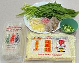 A picture of step 1 of Easy Malaysian Shrimp Noodle Soup.