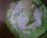 Foto langkah ke 4 dari resep Ogura pandan cake super lembut.