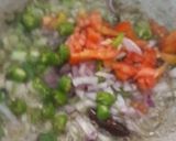 A picture of step 5 of Mexican Macroni pasta.