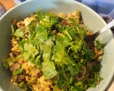Siitake gombás omlett recept fázis 4 fotója