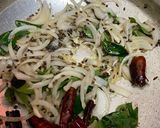 A picture of step 2 of Snake gourd sabji fry.